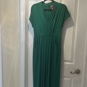 Vince Camuto Emerald Green Jumpsuit